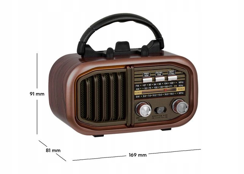 Kompaktowa budowa i wygodna rączka do przenoszenia