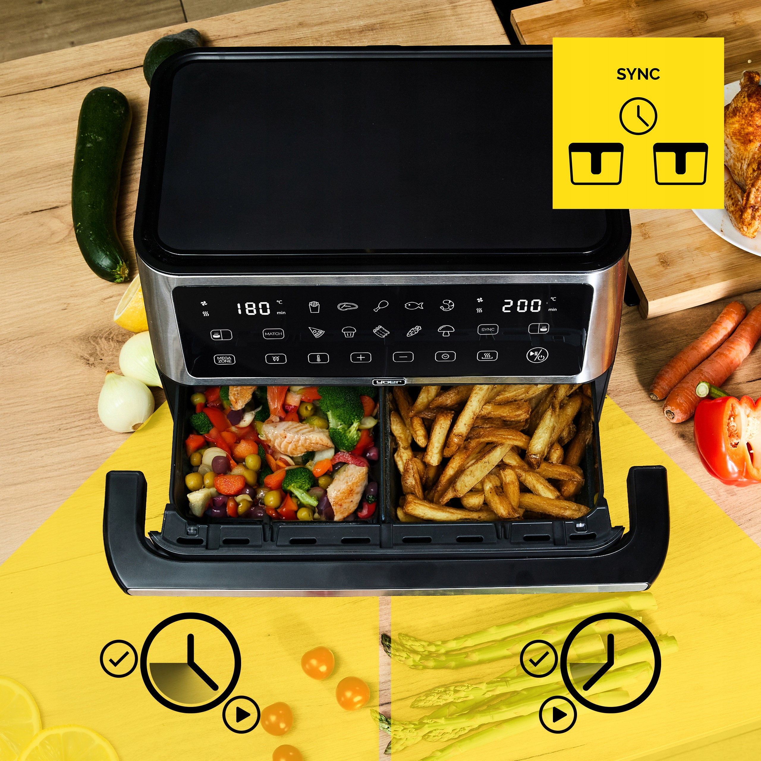 Technologia MEGA ZONE – Większa pojemność, większe możliwości