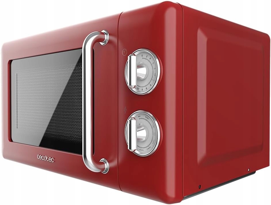 Klasyczny design retro w kolorze czerwonym