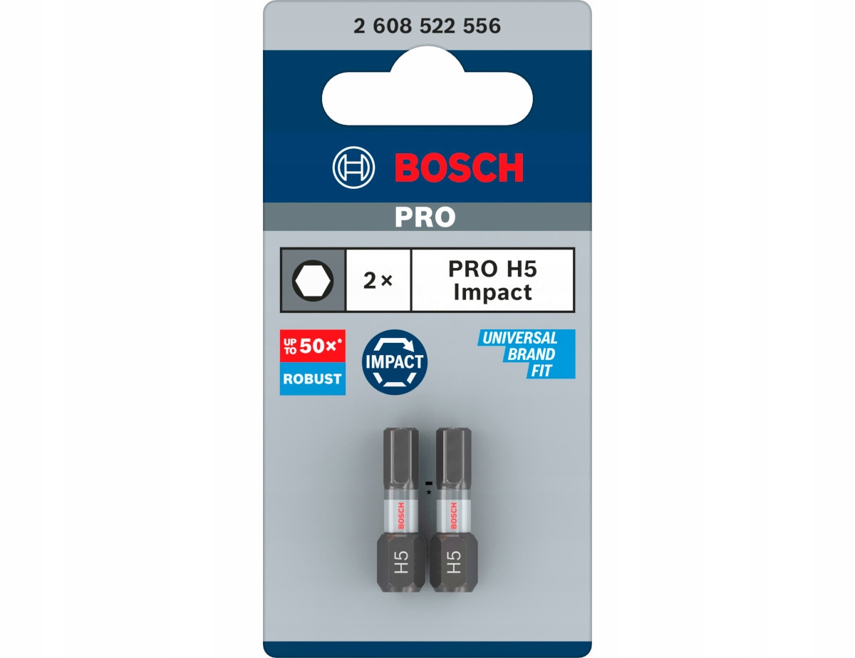 Zestaw 2 sztuk końcówek HEX Impact