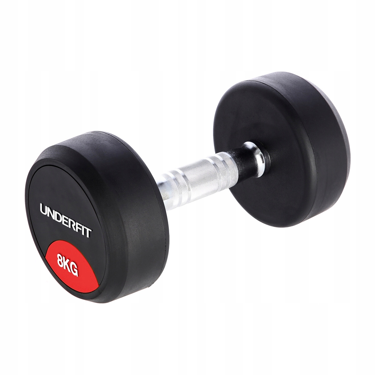 Hantla gumowana 8 kg UNDERFIT – Idealny wybór do ćwiczeń siłowych
