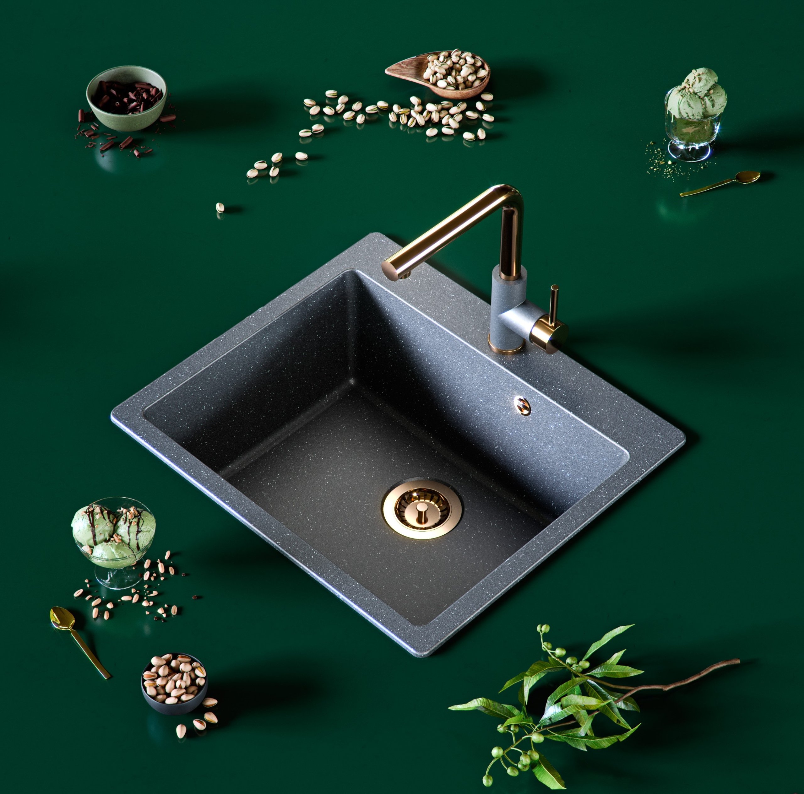 Materiał GraniteQ – Wytrzymałość i higiena na najwyższym poziomie