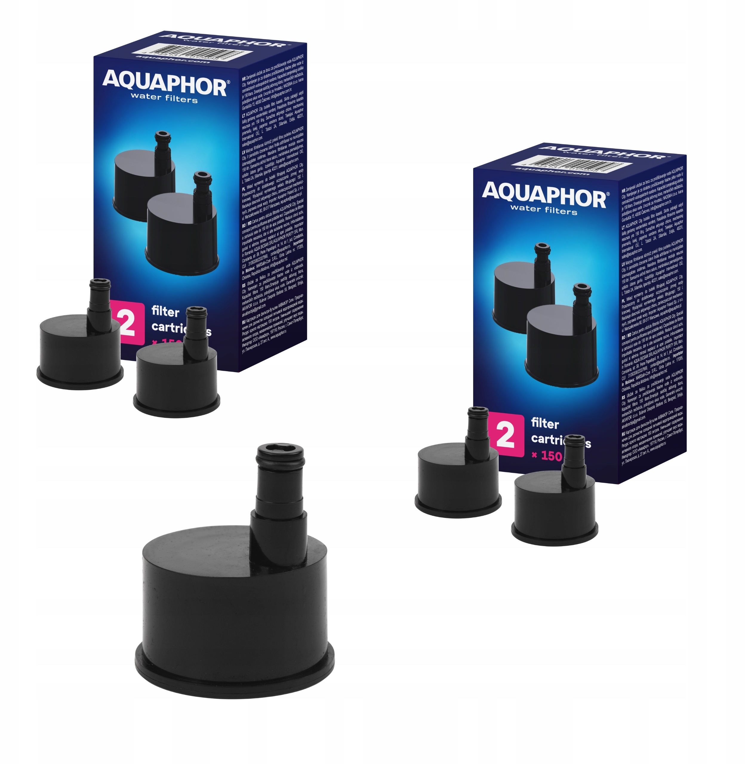 Zestaw 5 wymiennych filtrów do butelek Aquaphor