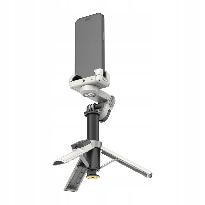 Kompaktowa konstrukcja 4w1 – selfie stick, stabilizator, statyw i gimbal AI