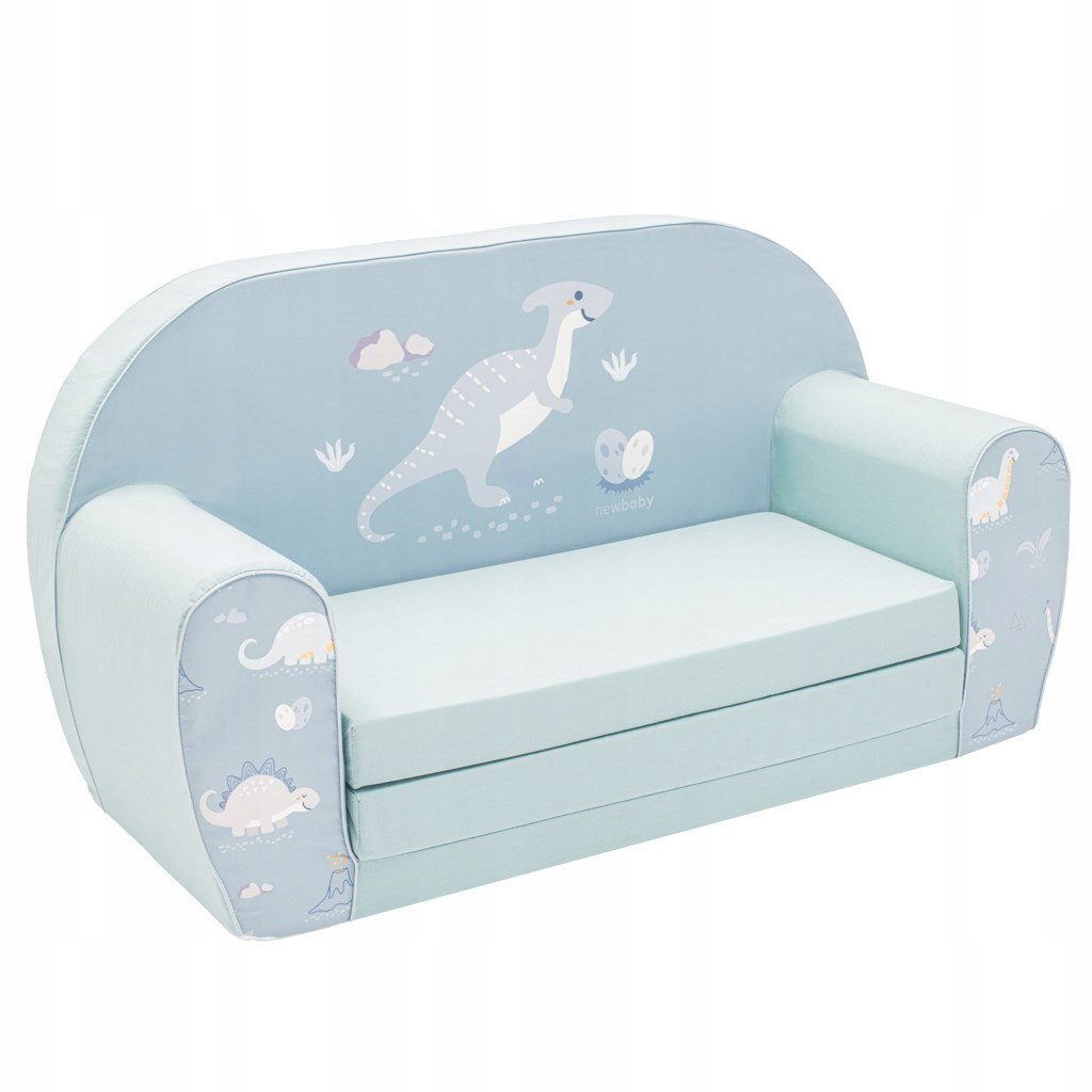 Sofa dziecięca rozkładana BabyMix New Baby Dinosaur – Komfort i styl w pokoju Twojego dziecka