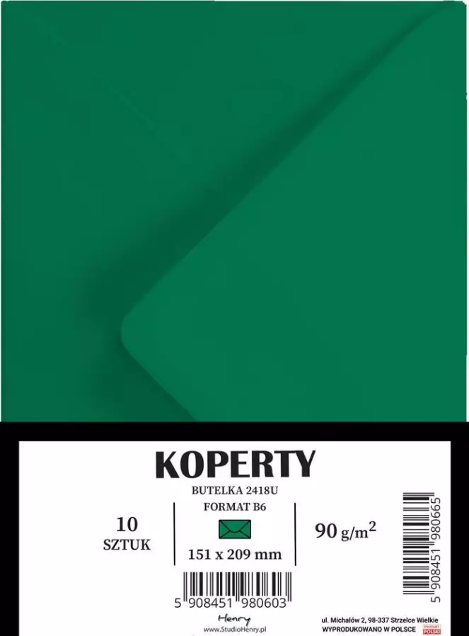 Koperty B6 buletka 10 szt – Idealne rozwiązanie dla Twojego biura