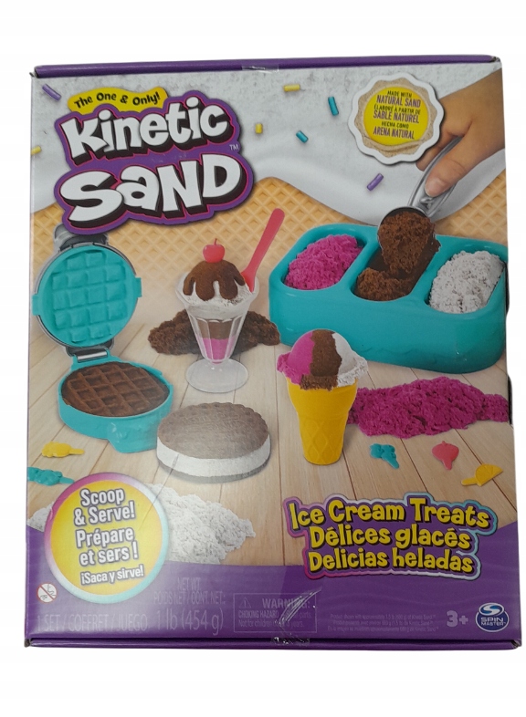 KINETIC SAND Zestaw Lodowe Przysmaki – Kreatywna zabawa w Twoim domu