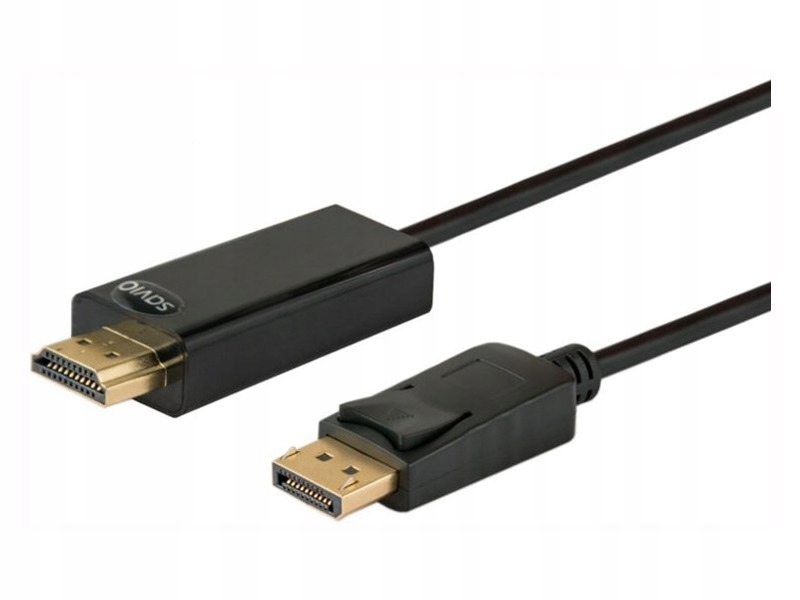 Kabel DisplayPort - HDMI SAVIO CL-56 1,5 m czarny – Idealne połączenie dla Twojego sprzętu