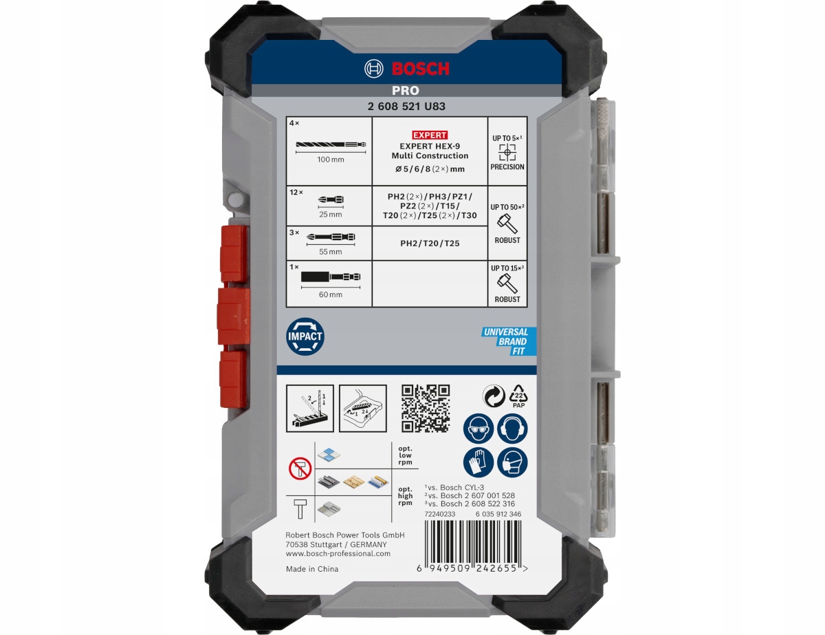 Wysokiej jakości końcówki wkręcające i wiertła MultiConstruction