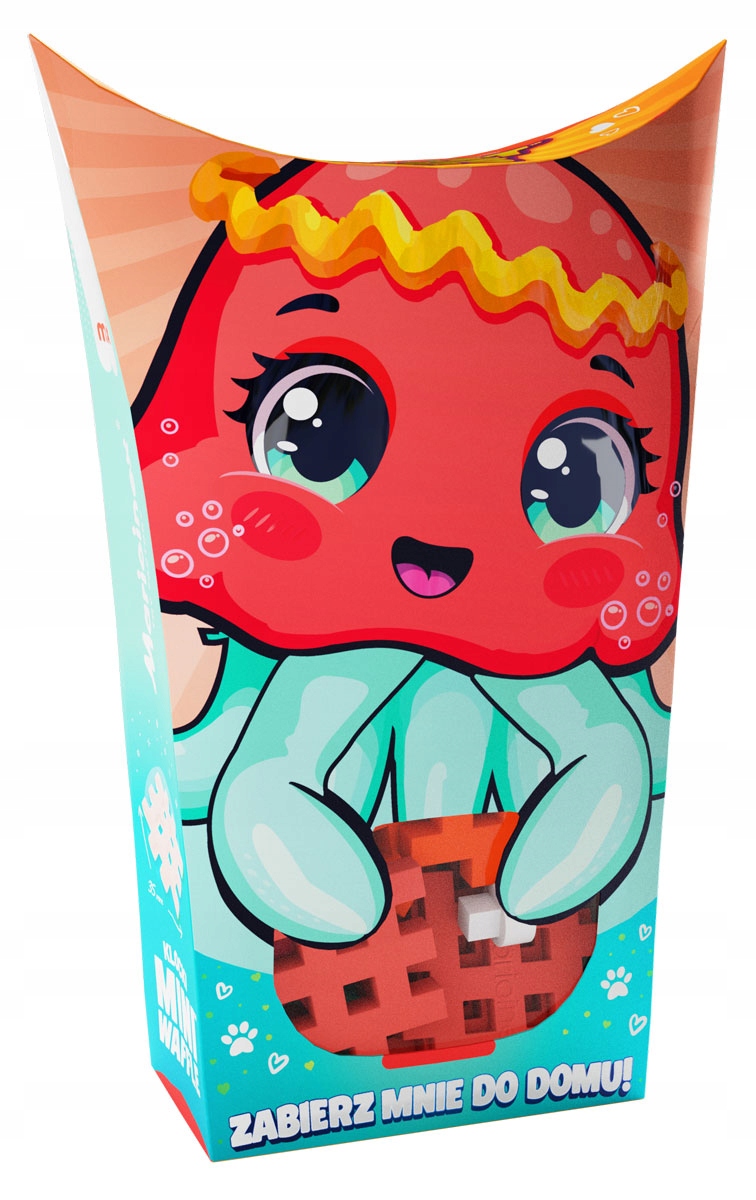 Klocki wafle mini PocketPets Meduza – Kreatywna zabawa dla najmłodszych