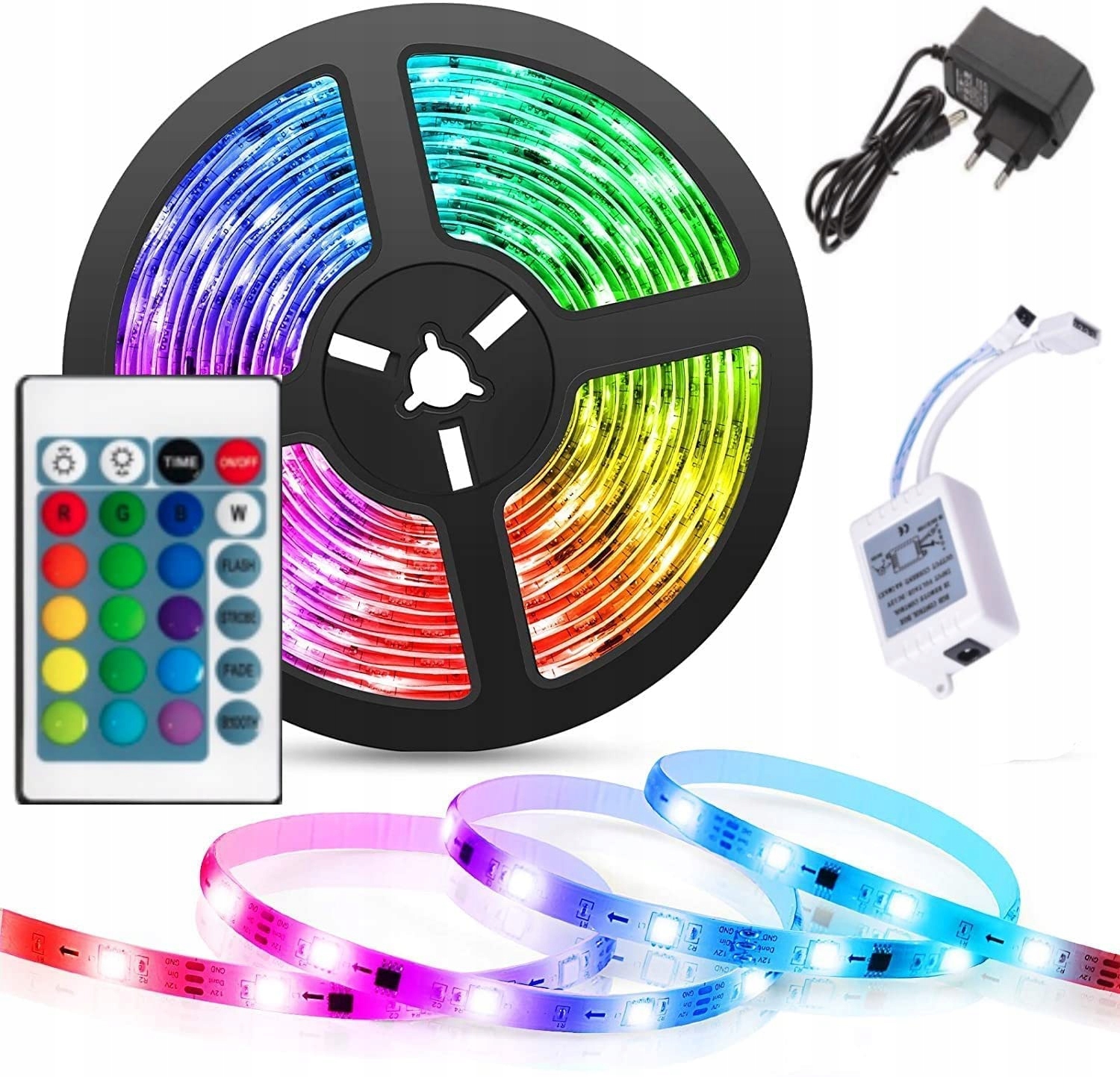 Taśma LED GALAXIA RGB 5m WODOODPORNA – Stwórz wyjątkową atmosferę w swoim domu