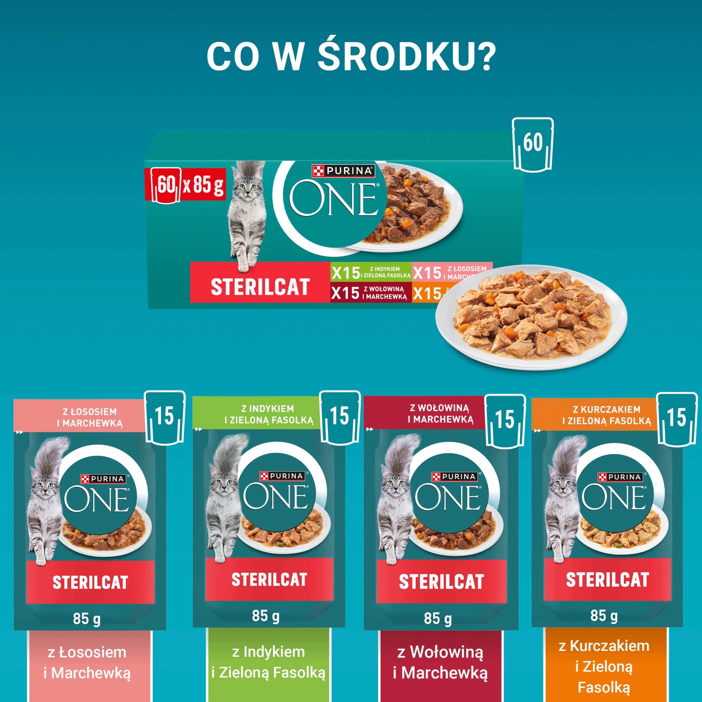 Zestaw 60 saszetek – Wygodne porcje na każdy dzień