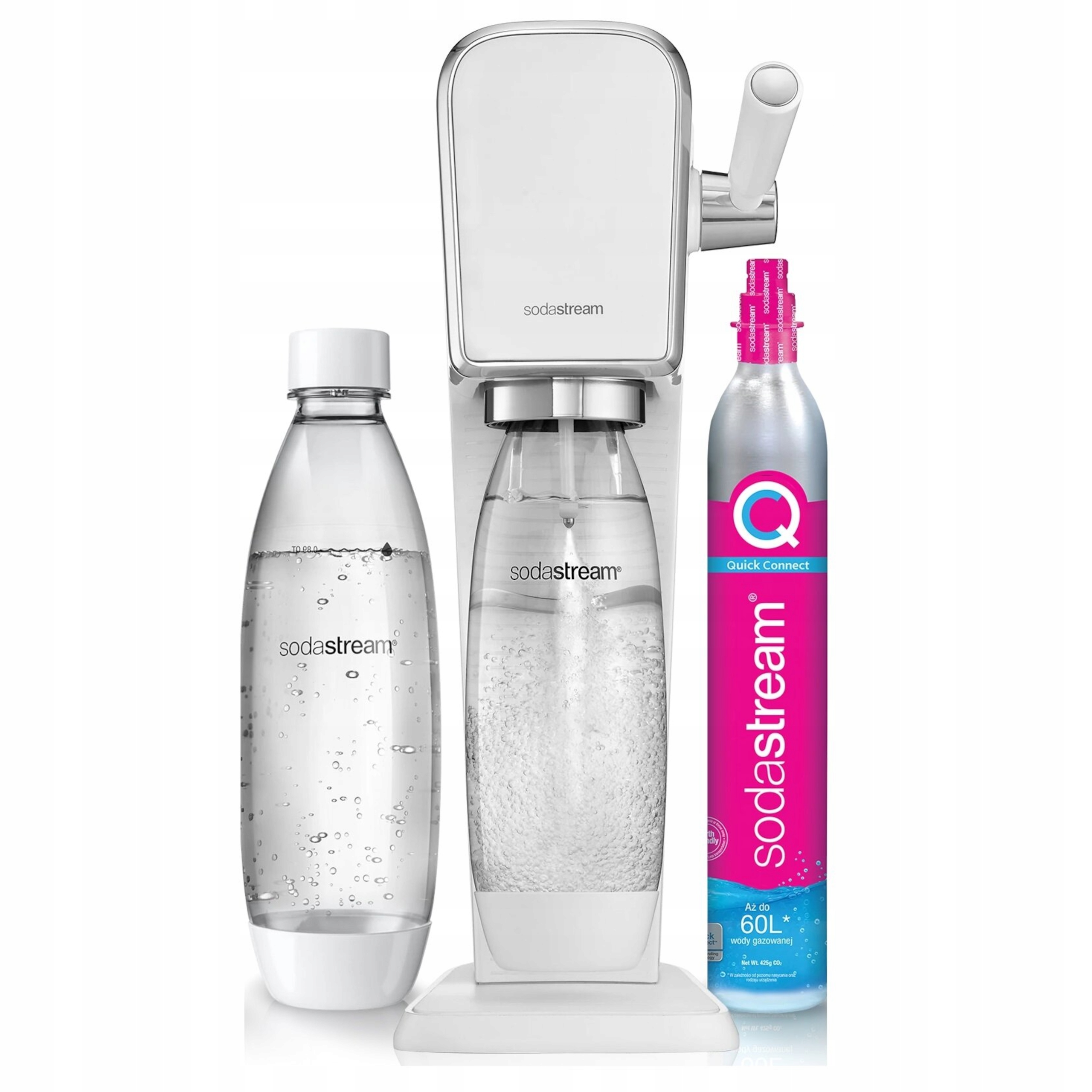 Saturator do wody SODASTREAM ART Biały – Twój domowy producent napojów gazowanych
