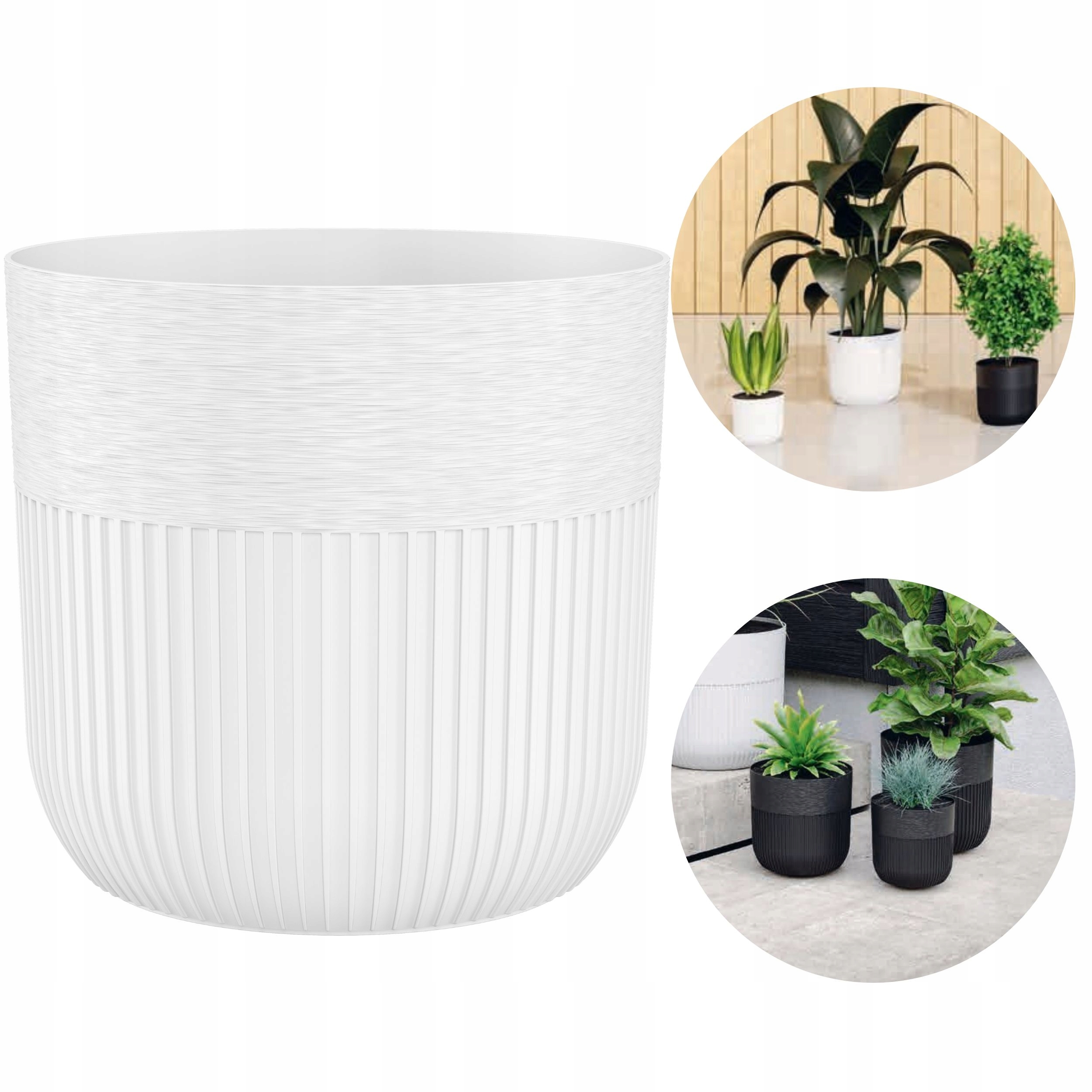 Materiał i design – Tworzywo sztuczne w klasycznym białym kolorze