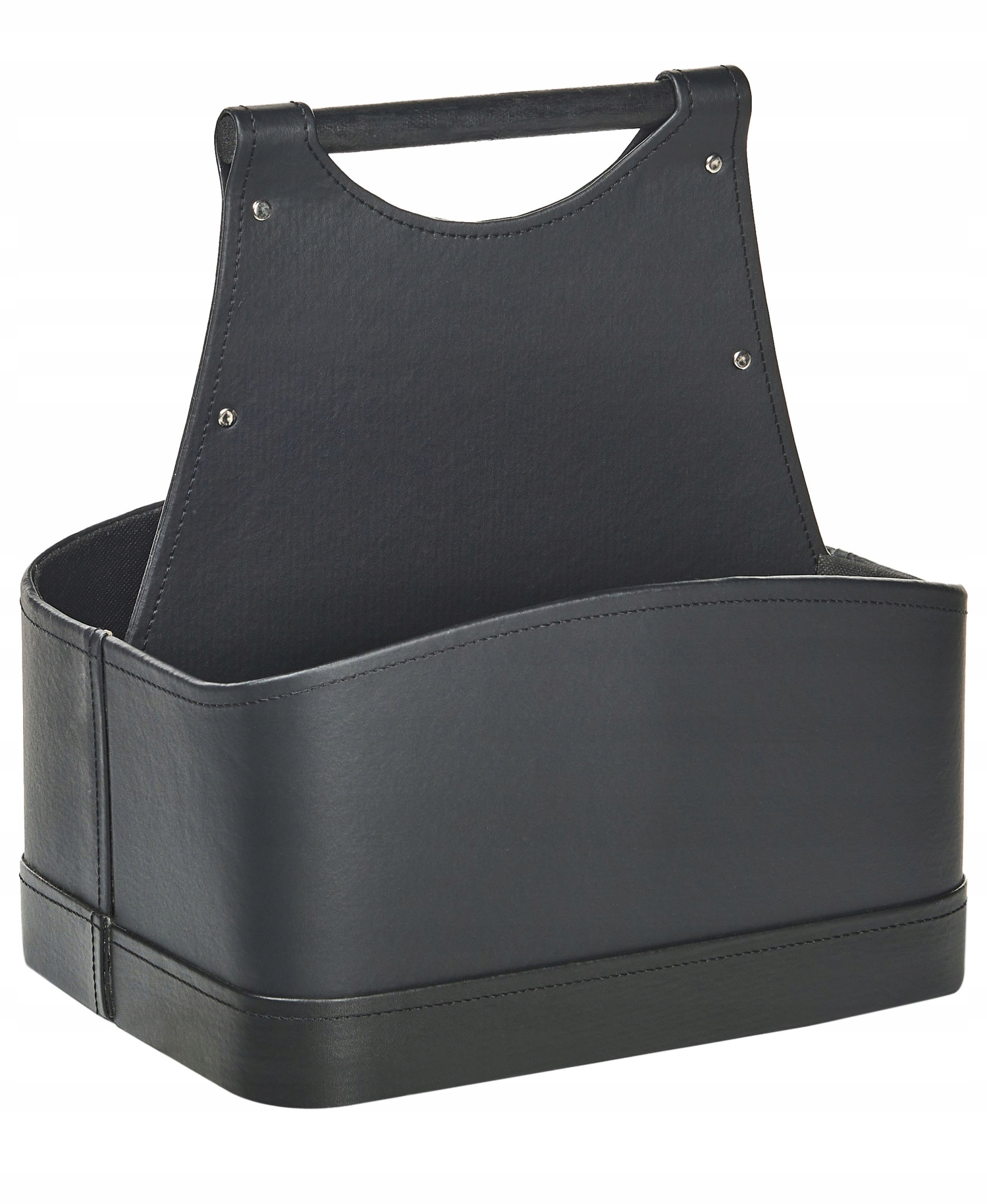 Kosz ekoskóra grafitowy URUK – Elegancja i funkcjonalność w Twoim domu