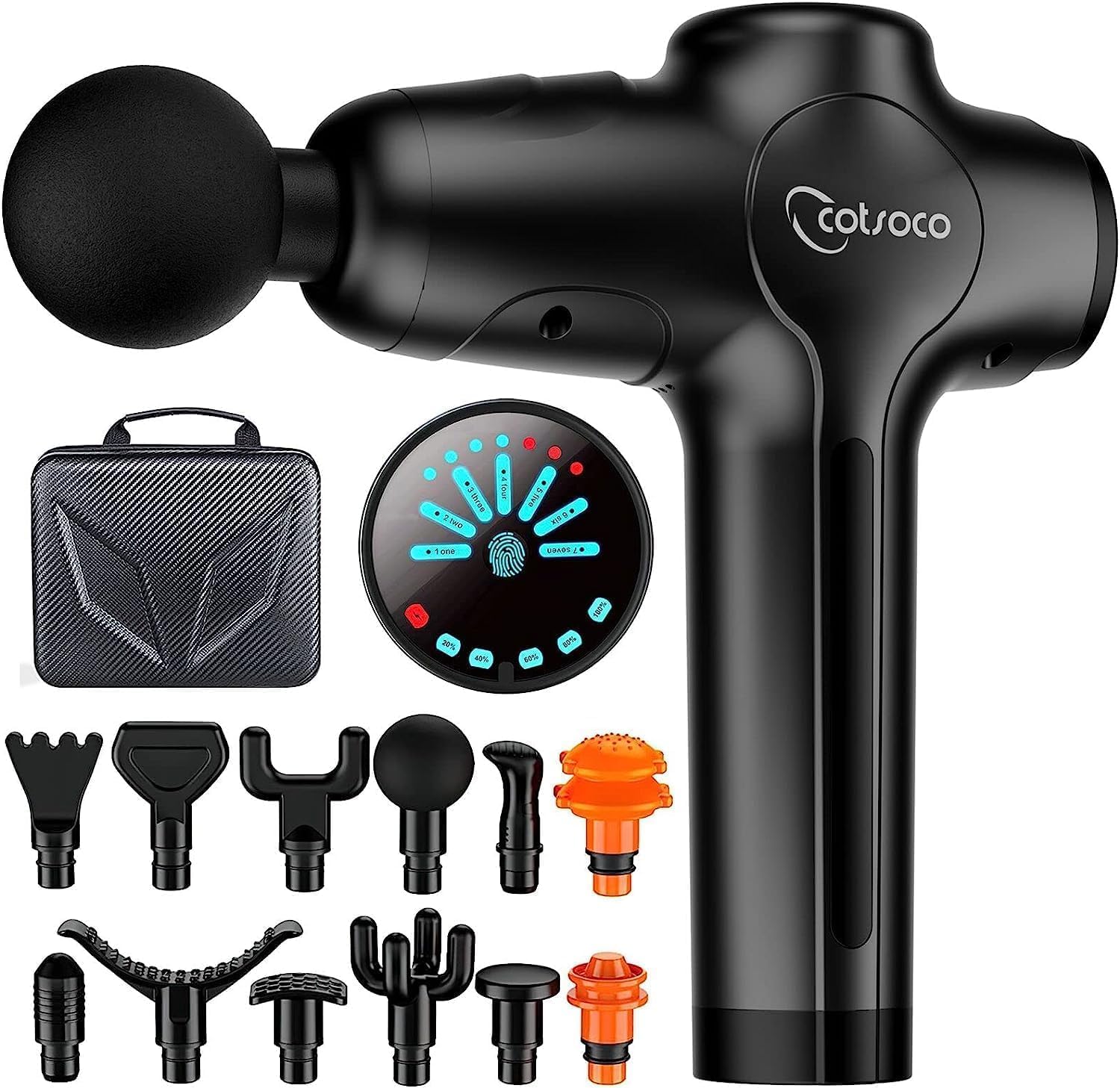 Różnorodność głowic do masażu