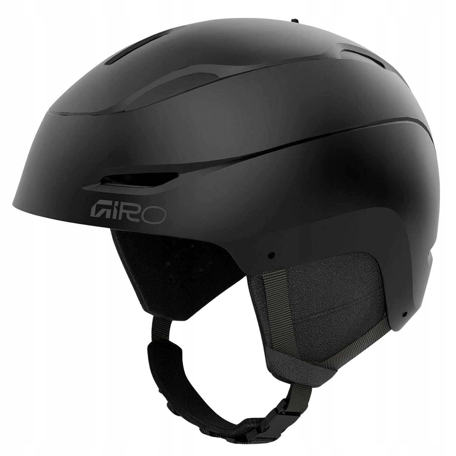 Kask zimowy GIRO RATIO matte black – Bezpieczeństwo i styl na stoku