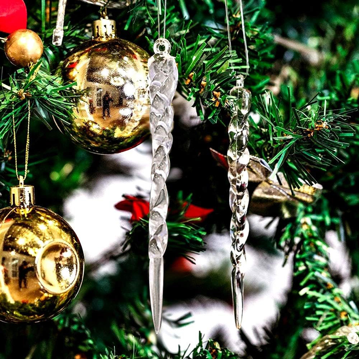 Zestaw z sznurkiem do zawieszenia – Łatwe dekorowanie choinki
