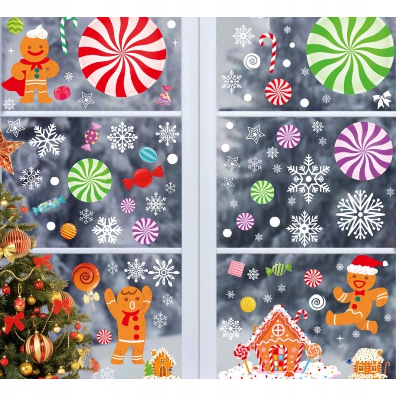 Tradycyjne motywy świąteczne: renifery, prezenty i śnieżynki