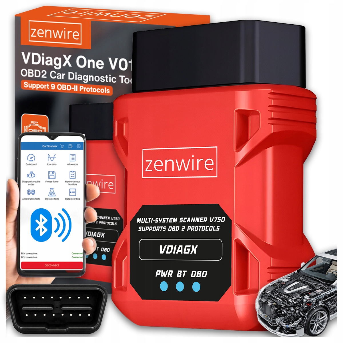 Interfejs Tester Skaner Diagnostyczny OBD2 ELM327 – Twoje narzędzie do diagnostyki samochodowej