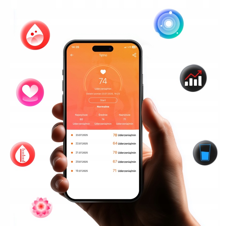 Monitorowanie zdrowia – Tętno, ciśnienie i sen pod kontrolą