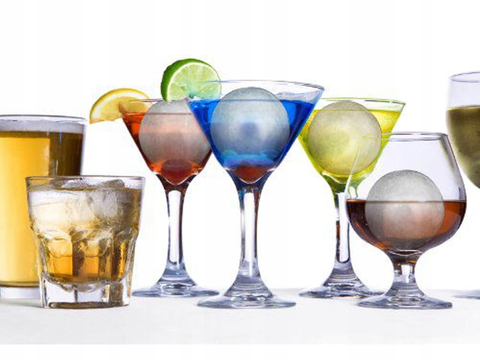 Lodowe kule - forma silikonowa PREZENT GADŻET – Idealne do kreatywnych drinków