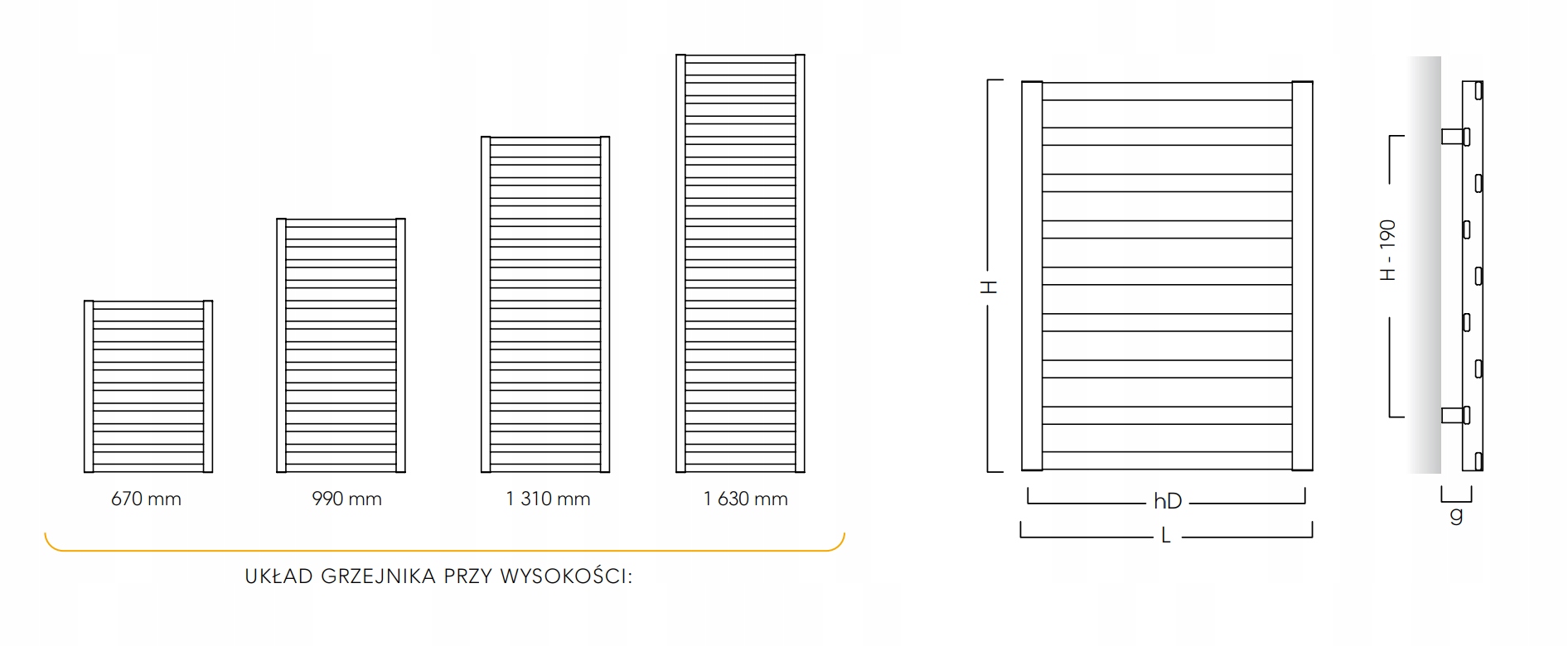 Praktyczne podłączenie dolne – Łatwy montaż