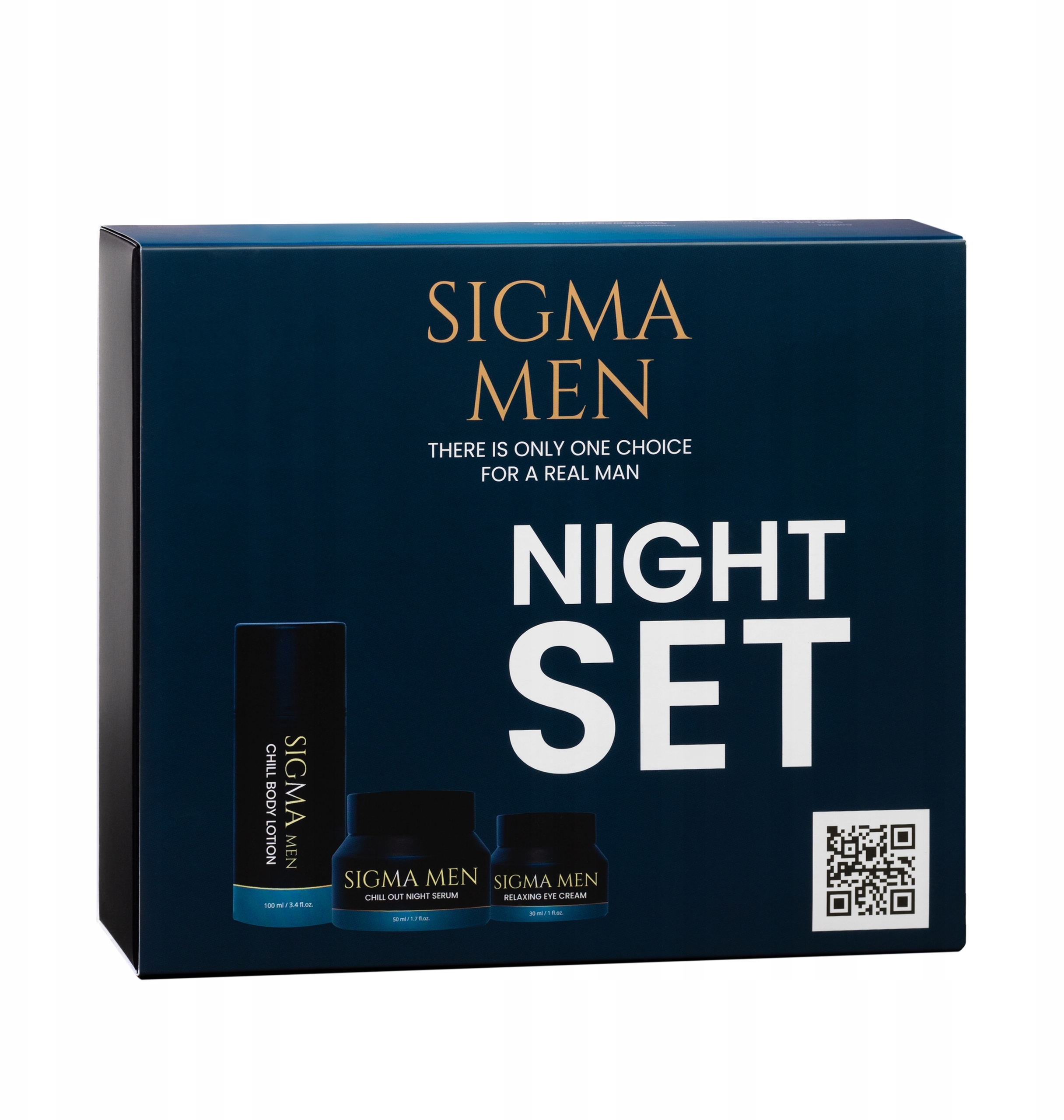 SIGMA MEN_SET Night Set – Kompletny rytuał nocnej pielęgnacji dla mężczyzn