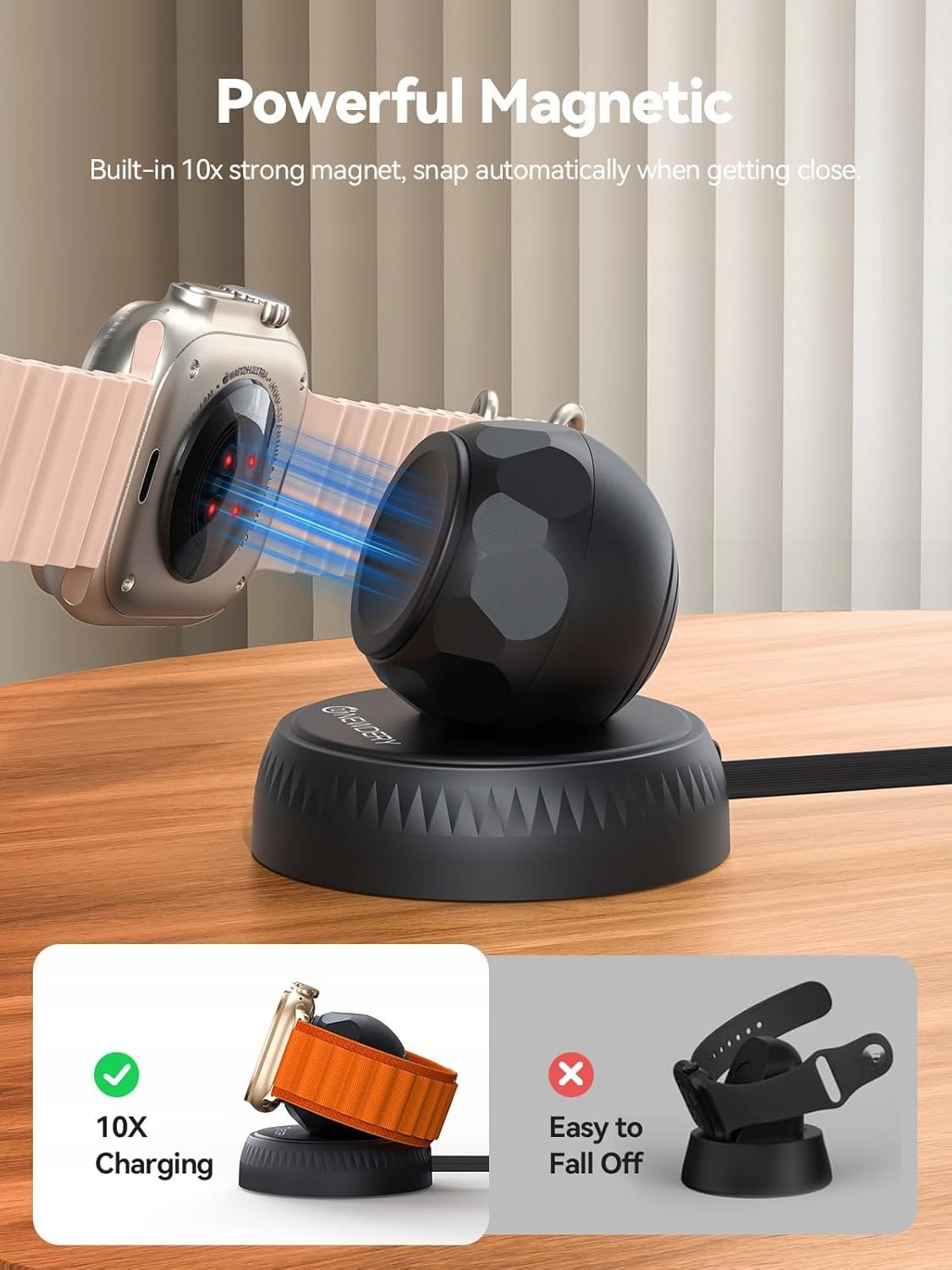 Ładowarka magnetyczna do zegarka Apple Watch – Wygodne ładowanie w każdym miejscu