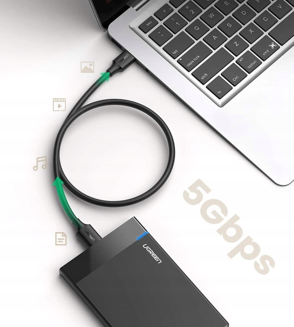 Wysoka prędkość transferu do 5 Gb/s