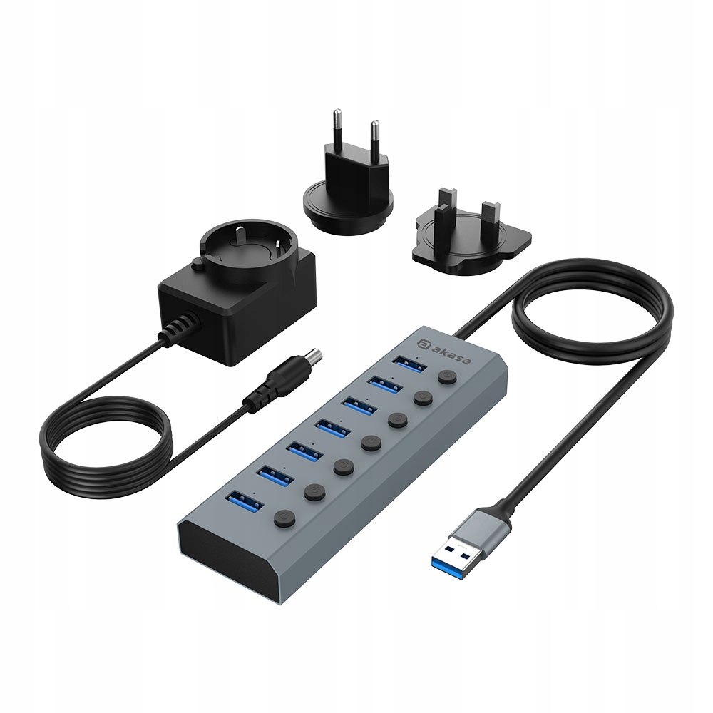 HUB USB Akasa AKASA Hub 7 v 1 – Wydajność i styl w jednym