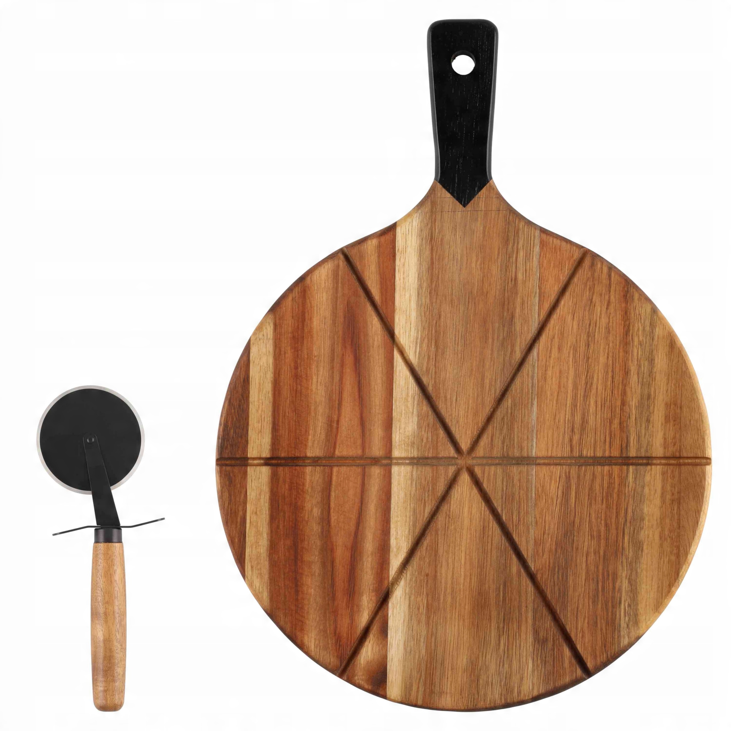 Deska do pizzy z nożykiem Maku Kitchen Life – Idealna do serwowania i krojenia