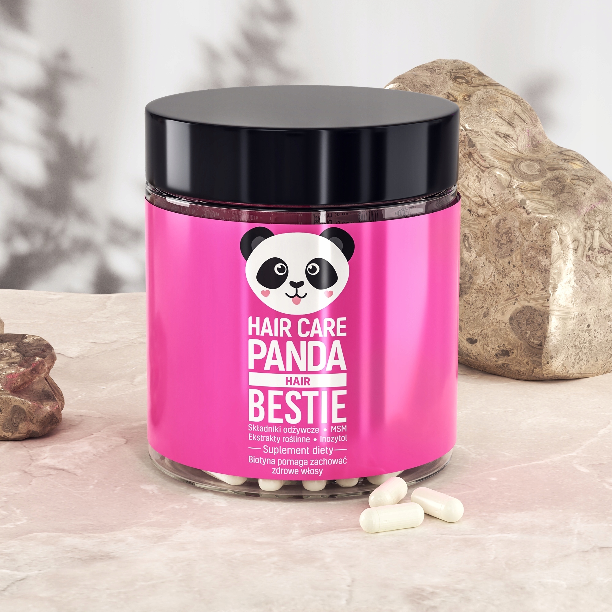 Wygodna forma kapsułek – 60 kapsułek na 2 miesiące