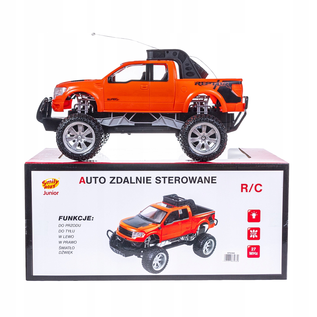 Terenówka RC junior pomarańczowa – Idealna zabawa dla małych rajdowców