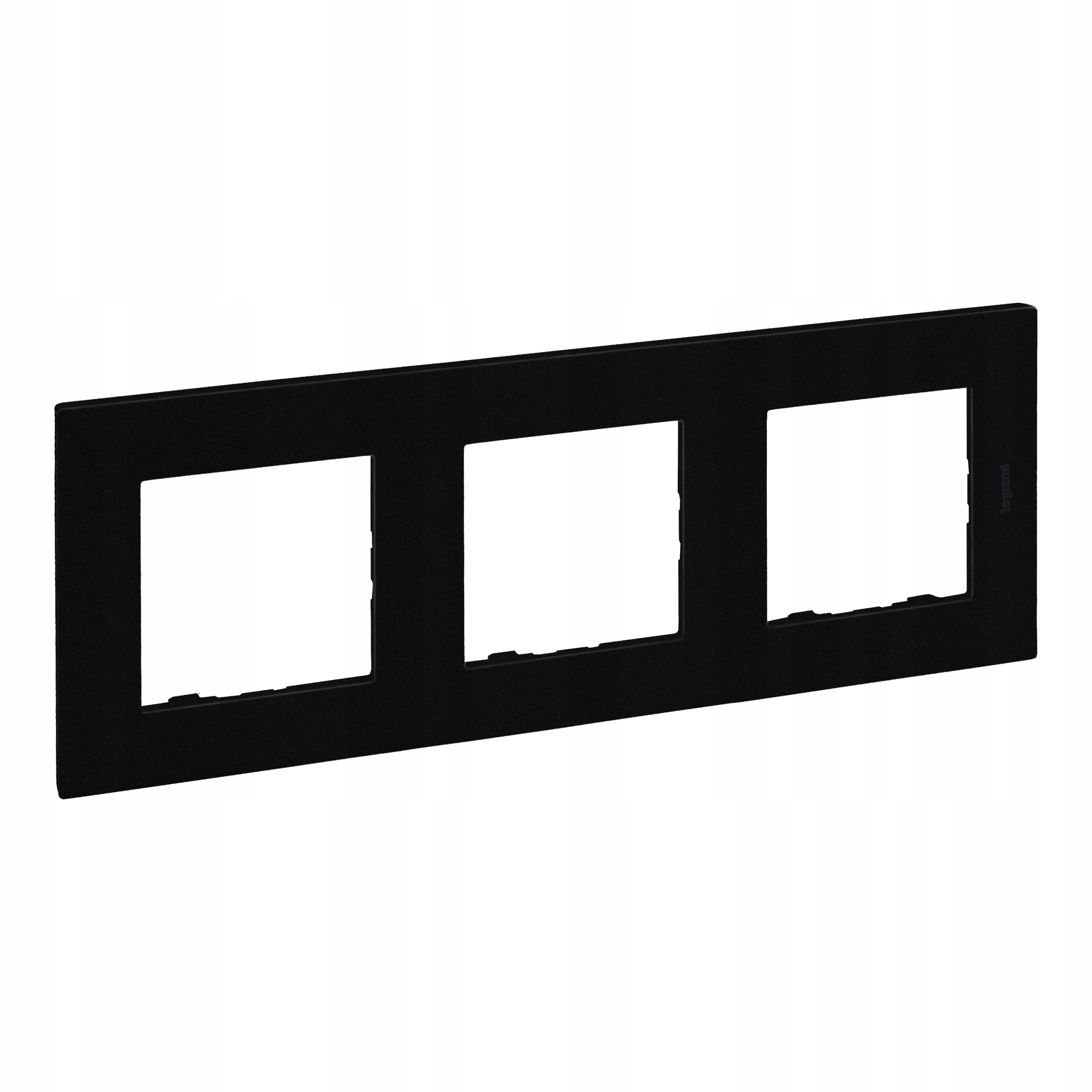 Legrand Niloe Step - Ramka Potrójna 3x - Kolor Czarny 863593
