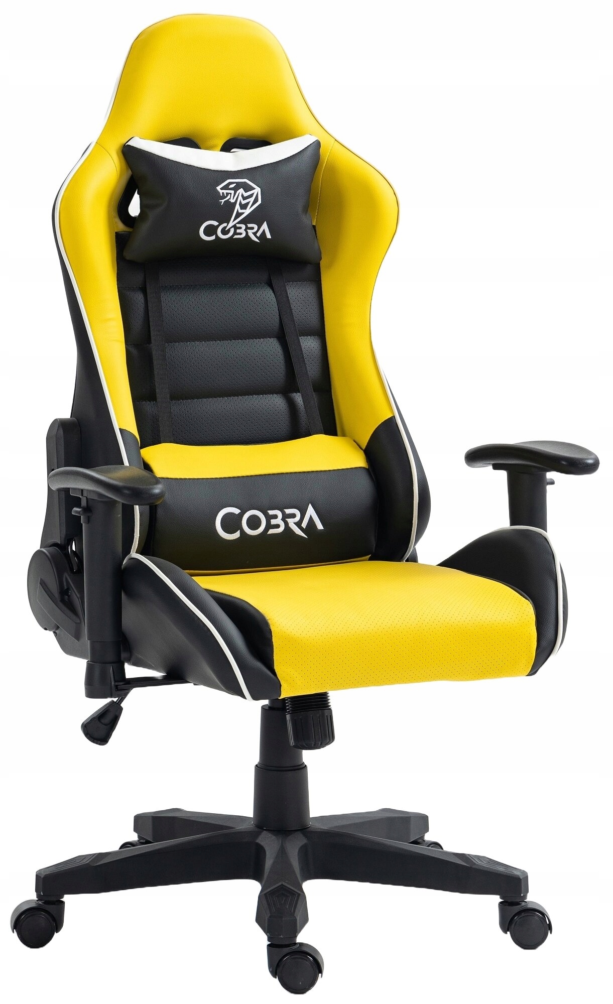Fotel COBRA Rebel CR201 żółto-czarny – Komfort i styl dla młodych graczy