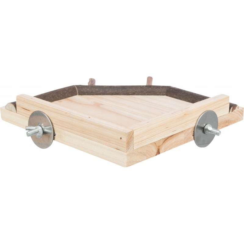 Miejsce do zabawy i wypoczynku dla małych i średnich papug