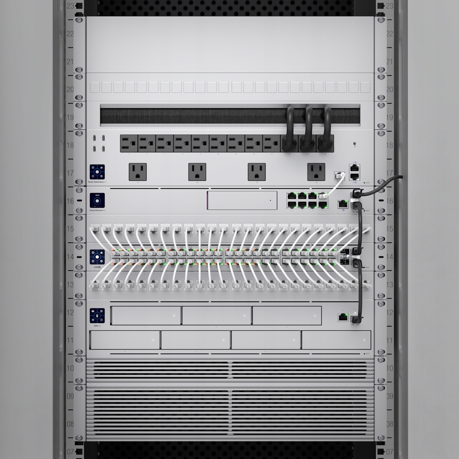 Ubiquiti Rack Utility U-RACK-6U UACC-Keystone-Blank-Insert – Wydajne rozwiązanie do zarządzania kablami