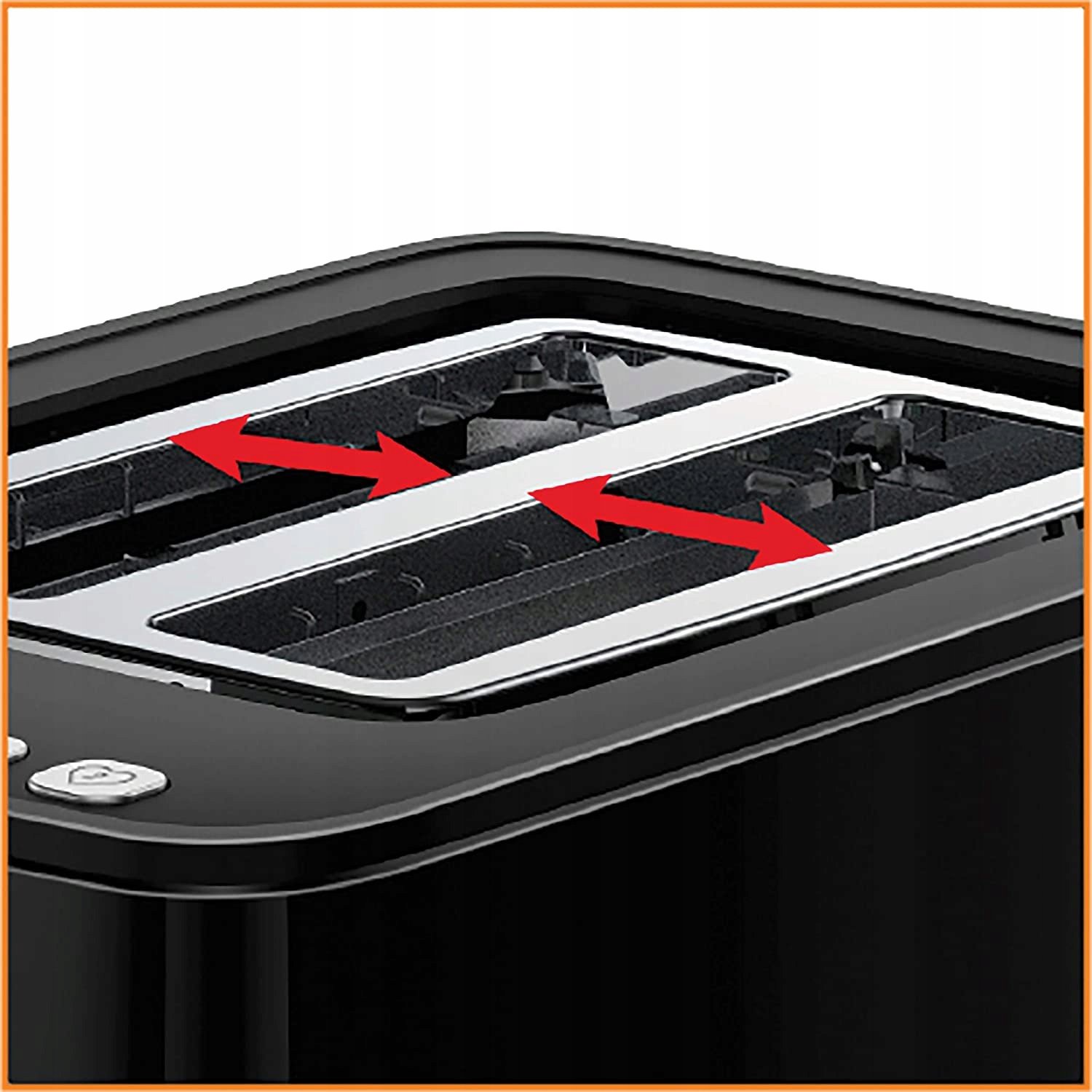 Automatyczne centrowanie chleba dzięki zmiennej szerokości szczeliny