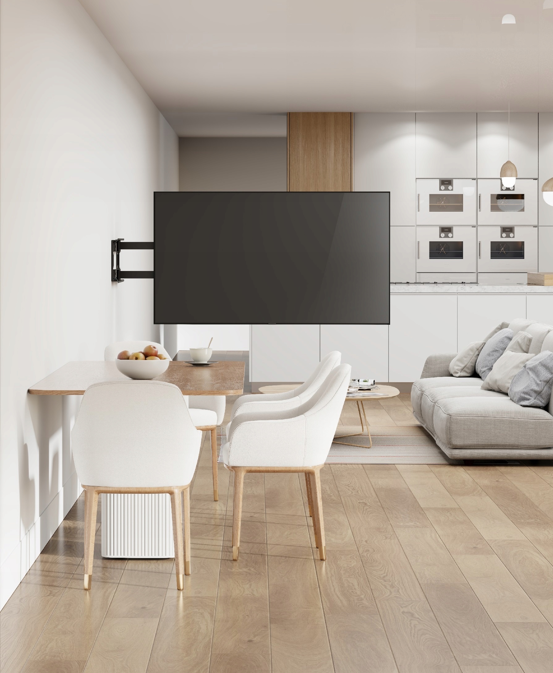 Regulacja i elastyczność – Umożliwia pełny obrót i nachylenie