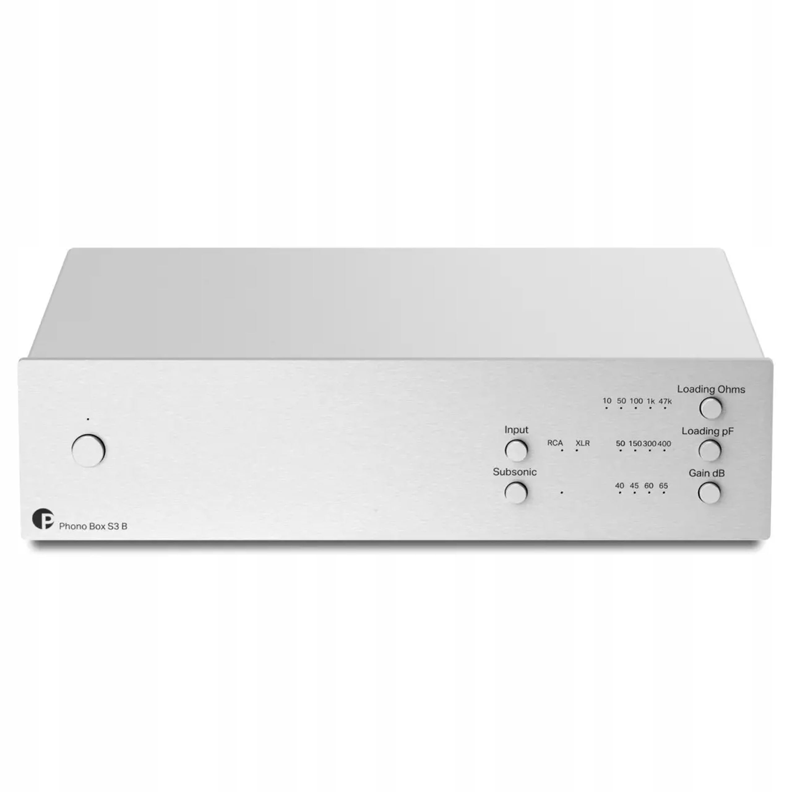 Przedwzmacniacz Pro-Ject Phono Box S3 B – Doskonała jakość dźwięku w srebrnym kolorze