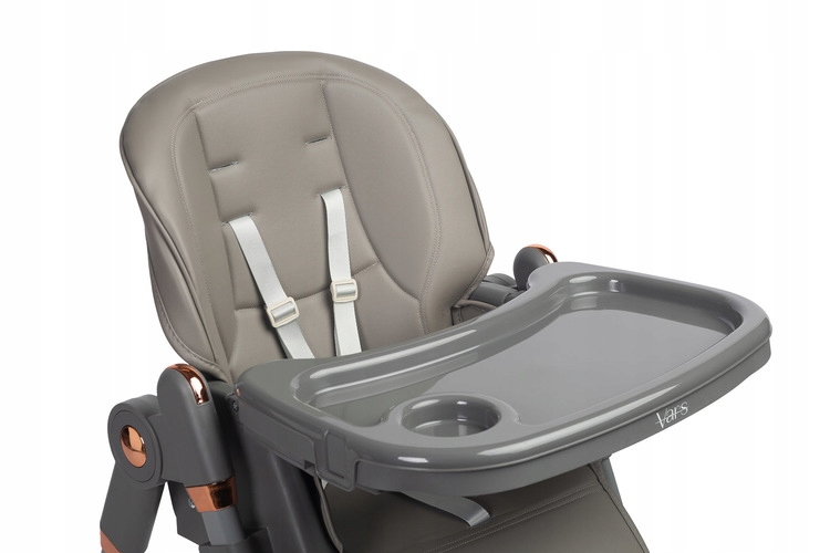 Bezpieczeństwo – 5-punktowe pasy i antypoślizgowe podkładki