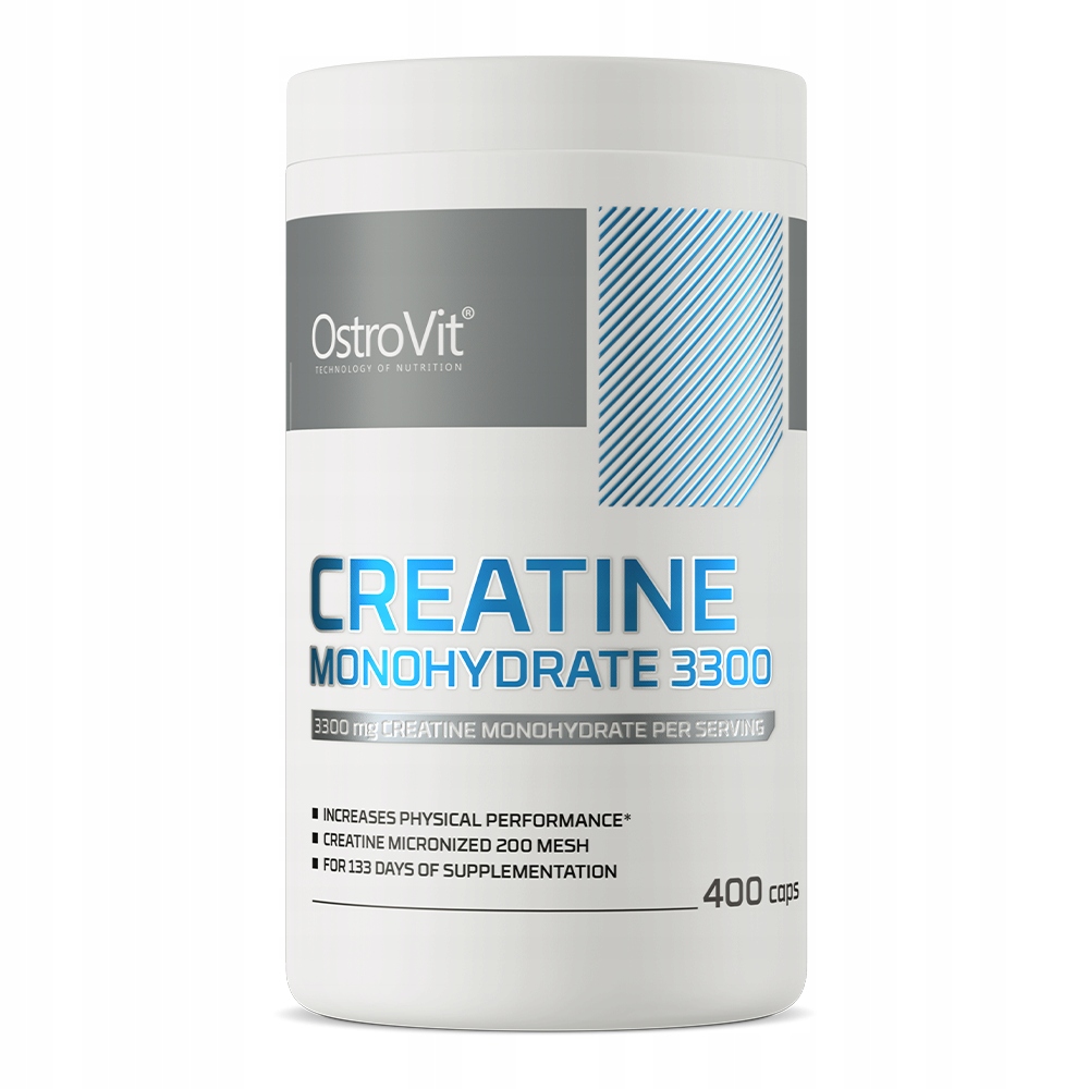 OSTROVIT Monohydrat Kreatyny 3300 mg – Wydajny suplement dla sportowców