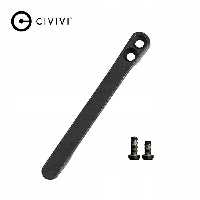 Klips tytanowy CIVIVI Titanium Black Baby Banter – Wytrzymałość i styl w jednym