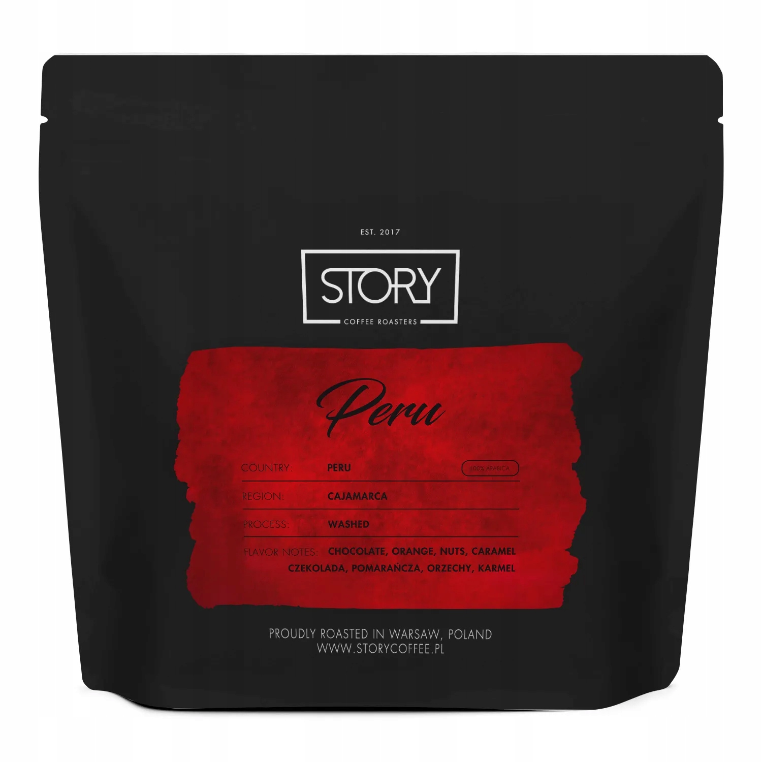 Pochodzenie i region: Cajamarca w Peru