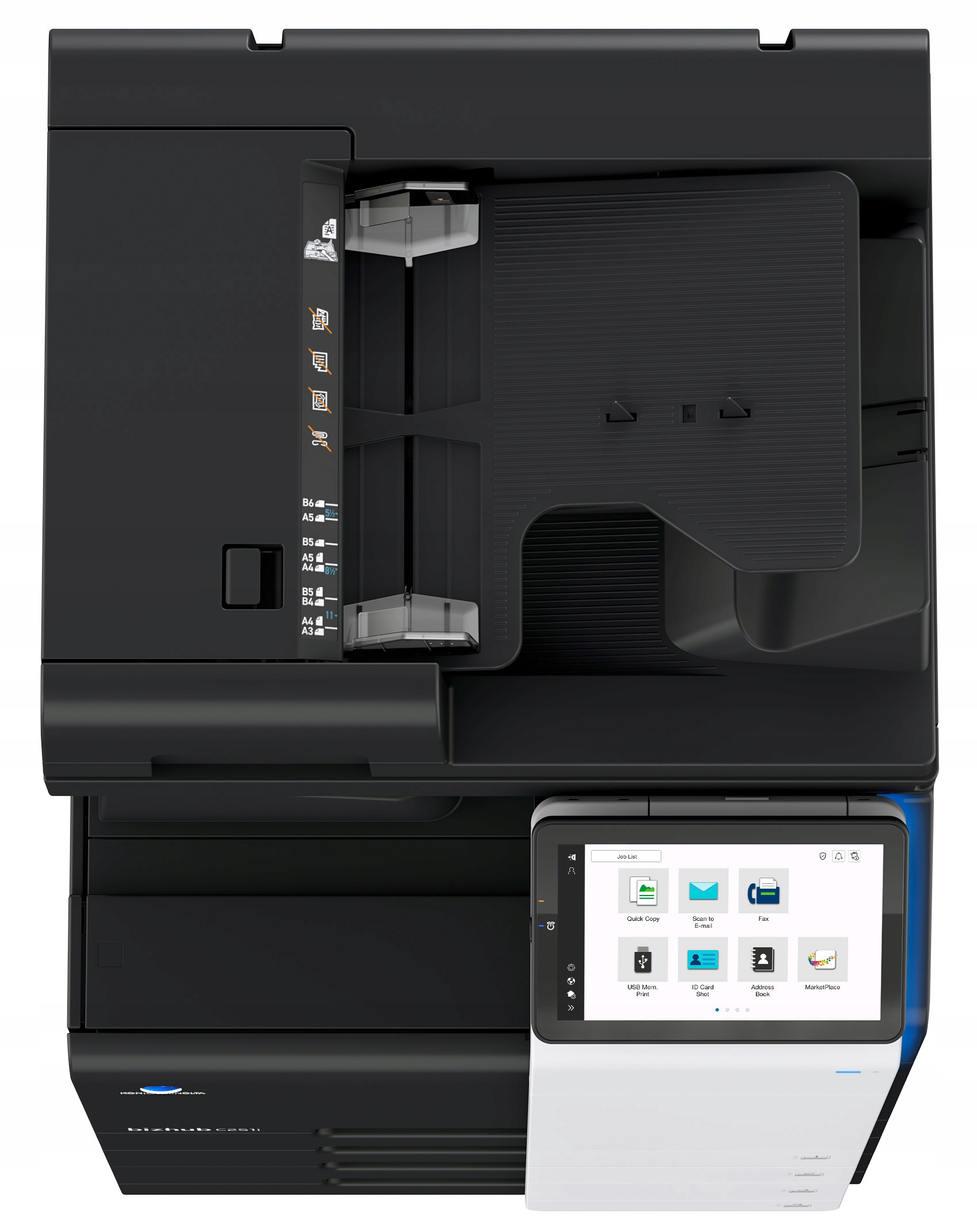 Wbudowany skanera z różnorodnymi formatami plików