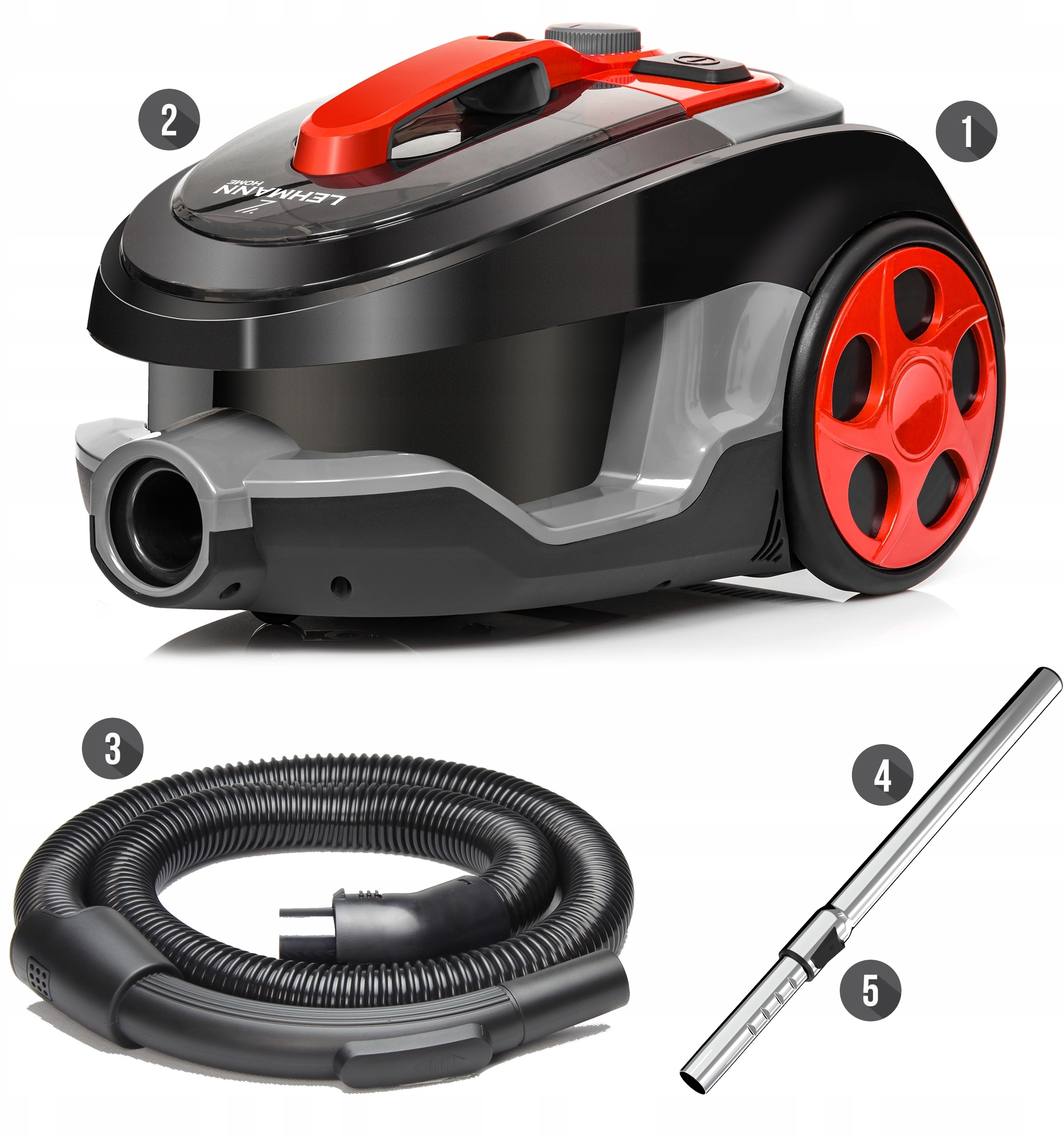 ODKURZACZ CYKLONOWY LEHMANN BEZWORKOWY TURBOSZCZOTKA max 4000W HEPA CICHY Kod producenta ODKURZACZ CYKLONOWY BEZWORKOWY DOMOWY