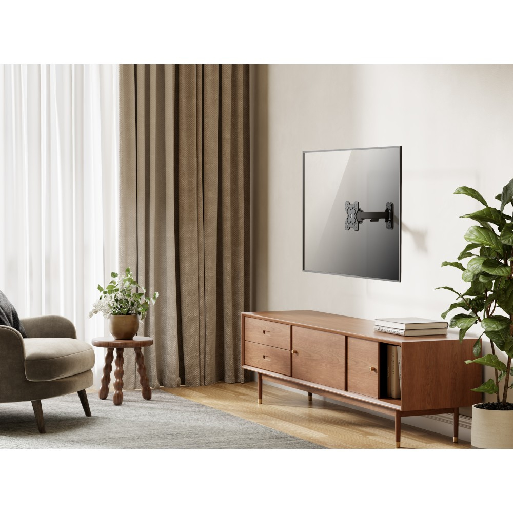 Techly Uchwyt ścienny do TV 13-43'' LED/LCD – Bezpieczny montaż w każdym wnętrzu