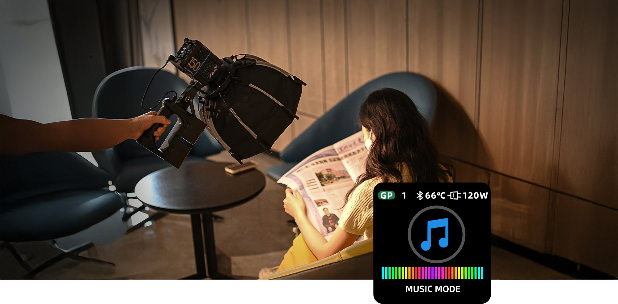 Lampa LED Yongnuo YN150 Kit - WB (2700 K - 6500 K) - Profesjonalna jakość światła