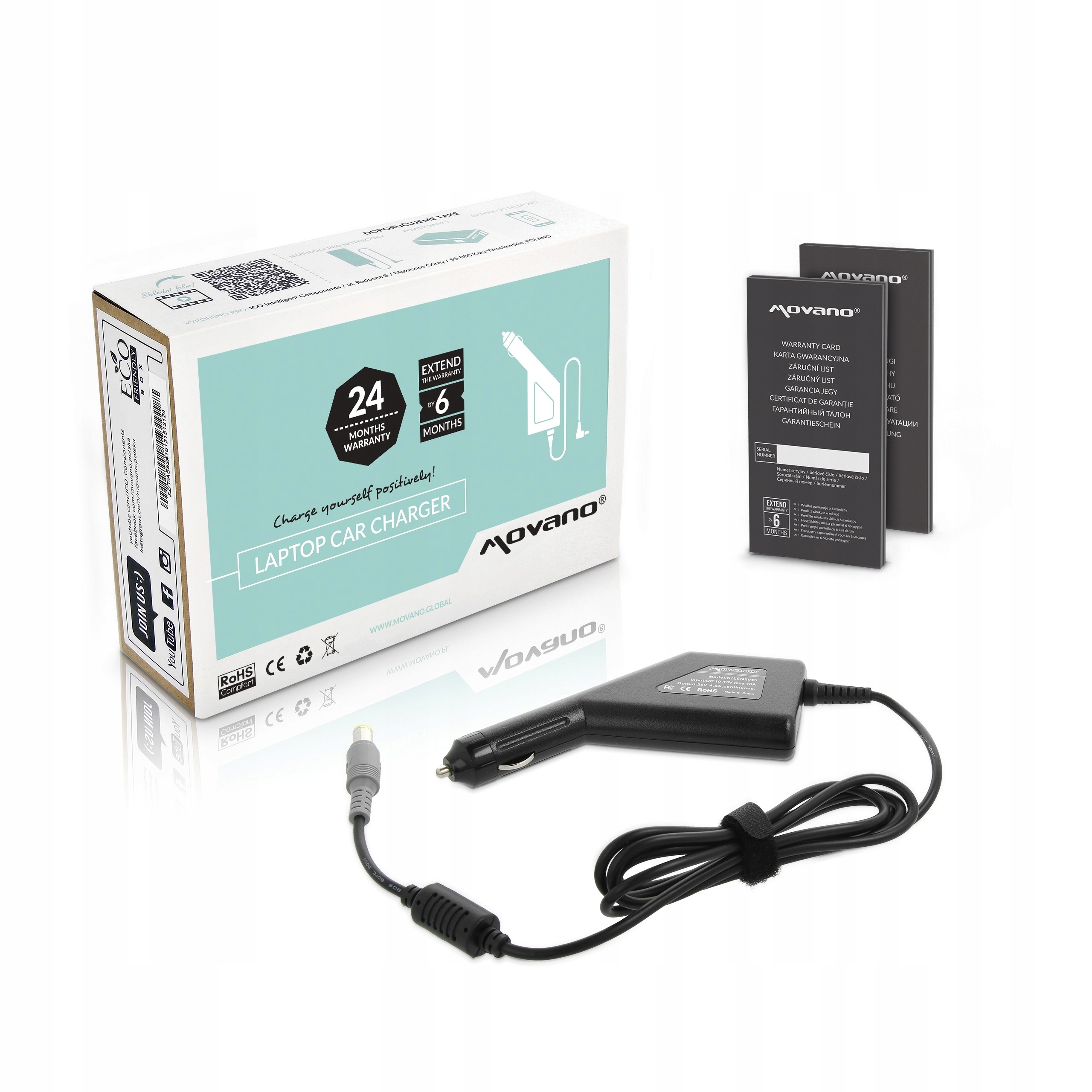 Ładowarka Movano 20V 4,5A – Idealne zasilanie dla Twojego laptopa